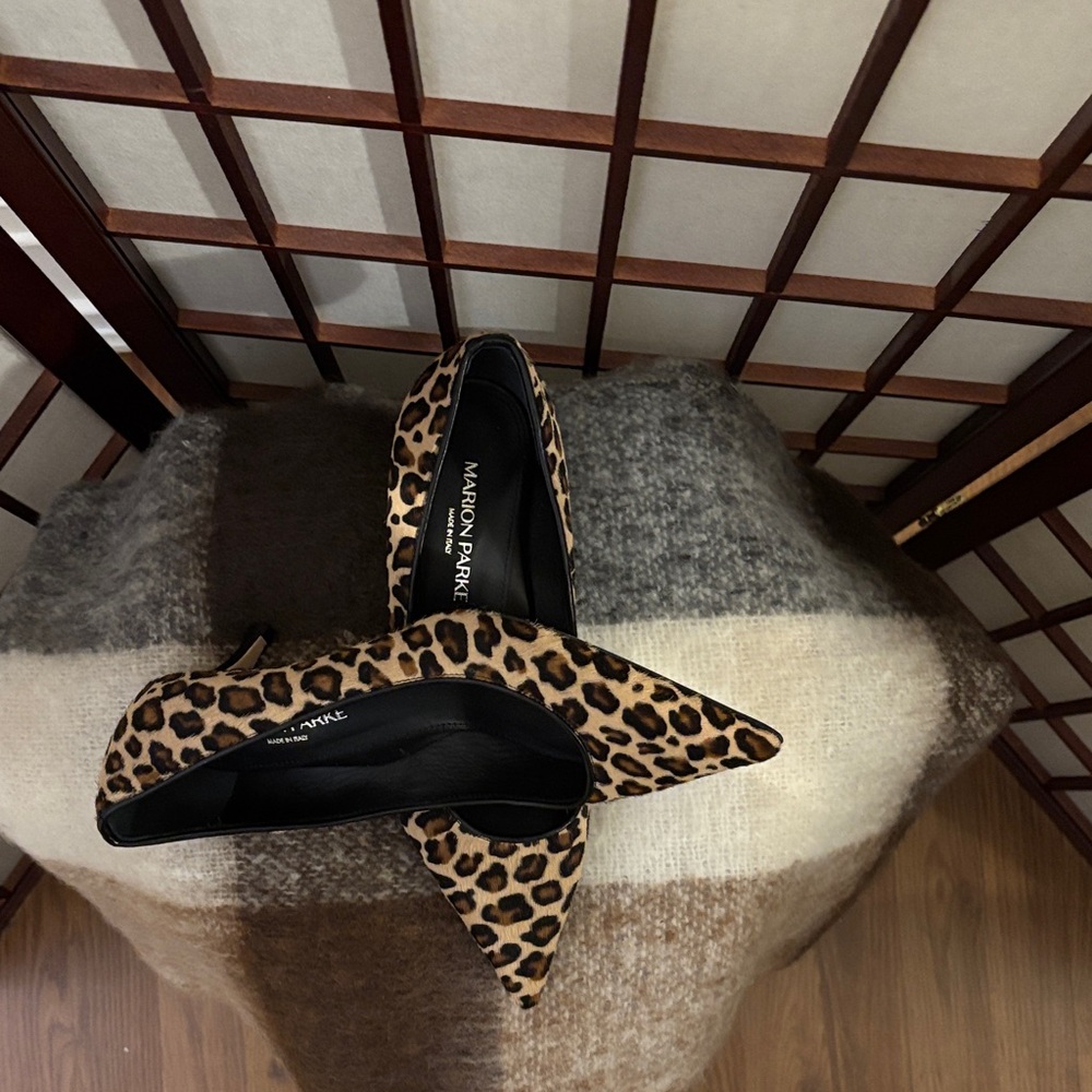 Marion Parke Classic Pump 45 |leopard print